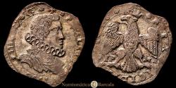 World Coins - Philip IV (1621-1665). 4 tari. 1648. Messina. IP-MP. (Tauler-2089). (Vti-190). (Mir-355/20). Ag. 10.55 g. Soft patina. Traces of original luster. Choice Extremely Fine. Strongly struck. It is...