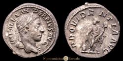 Ancient Coins - Alexander Severus. Denarius. 232 AD. Rome. (RIC IV 250). Silver. 3.01 grams. Light patina. Choice Very Fine.