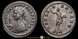 Ancient Coins - Probus. Antoninianus. (3.64 g.). Ticinum. 276-282 A.D. RIC-670. CONSERVAT AVG. AU.