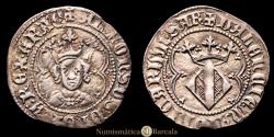 World Coins - Alfonso IV (1416-1458). Valencia. Real. (Cru.VS 864.3) (Cru.CG 2907c). Fine specimen. 3.18 grams. VF+.