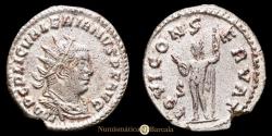 Ancient Coins - Valerian I. Antoninianus. (2.43 g.). Rome, 253-254 AD. IOVI CONSERVAT / S. RIC V 92. Choice VF. Original mint luster.
