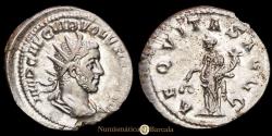 Ancient Coins - Volusian. Antoninianus. (3.25 g.). Rome, 251-253 AD. AEQVITAS AVGG. RIC 166. Choice Extremely Fine. Original mint luster.