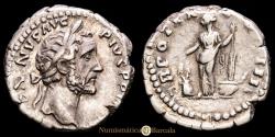 Ancient Coins - Antoninus Pius. Denarius. (3.34 g.). Rome. 138-161 AD. RIC III 274. VF. Obv: ANTONINVS AVG PIVS P P IMP II / Rev: TR POT XXI COS IIII