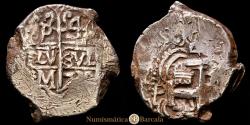 World Coins - Philip V (1700-1746). 4 reales. 1738. Potosí. M. (Cal-1193). Ag. 13.84 grams. EF+.