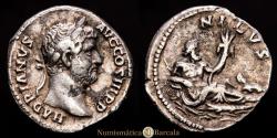 Ancient Coins - Hadrian (117-138) Denarius (3.20 g), Rome, 130-133 AD. Laureate head / NILVS. RIC II.3 1543, RSC II 991. VF.