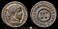 Ancient Coins - Constantine I. Follis. (3.17 g.). Ticinum. 307/10-337 A.D. RIC 140. Choice Extremely Fine.