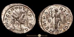 Ancient Coins - Roman Imperial Probus. 276-282 AD. Antoninianus (24.5 mm, 3.91 g). Lugdunum (Lyon) mint. RIC V 129; Rosa VI/1, p. 70; Lyon 386. Very fine condition.