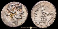 Ancient Coins - VIBIA. C. Vibius C.f.C.n. Pansa. Denarius (4.07 g.). Rome, 48 B.C. SCARCE.