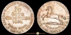 World Coins - Germany - Wilhelm IV. 16 Gute Groschen. (11.74g.). Hanover. 1830. KM-145.1. XF+.