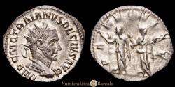 Ancient Coins - Trajan Decius. Antoninianus. (3.61 g.). Rome. 249-251 AD. PANNONIAE. RIC IV 21b. AU. Beautiful patina.