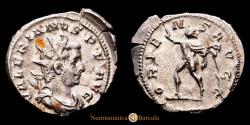 Ancient Coins - Valerian I. Antoninianus (3.21 g.). Cologne. 257-258 AD. RIC 12. Choice VF.