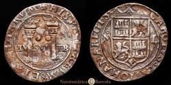 World Coins - Charles and Joanna (1504-1555). 2 reales. M L. ND. (1548-1556). (Cal-101). Ag. 6.16 grams. Well-centered strike with full, legible legends. Choice VF.