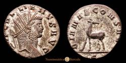 Ancient Coins - Gallienus Antoninianus (3.22 g.). Rome. 267 A.D. RIC 176. Choice Extremely Fine.