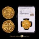World Coins - France. Philip VI of Valois (1328-1350). 1 écu d’or. (4.49 g). (Fr. 270) (D. 249). Encapsulated by NGC AU 55. Significant original luster, rare in this state.