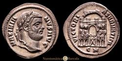 Ancient Coins - Maximian, first reign, 286-305. Argenteus (Silver, 19 mm, 3.00 g, 6 h), Cyzicus, circa 295. Gautier 8. RIC 5b corr.