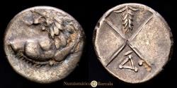 Ancient Coins - Ancient Greece - Chersonesus. Hemidrachm. (1.6 g.). Thrace. 386-338 B.C.. MCALEN-411-2. VF.