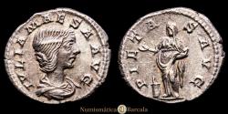 Ancient Coins - Julia Maesa. Denarius. 218-222 AD. Rome. (RIC IV 263). (BMCRE 73/4). (RSC 29). Silver. 2.84 g. Choice specimen. EF.
