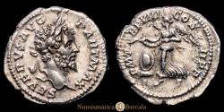 Ancient Coins - SEPTIMIUS SEVERUS. 193-211 AD. AR Denarius (19.5 mm, 3.46 g). Struck 200 AD. RIC IV 150; BMCRE 175; RSC 454. XF.