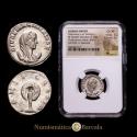 Ancient Coins - Diva Mariniana Roman Imperial. 253 AD. Silver Antoninianus (21 mm, 3.19 g, 7h). CONSECRATIO. Rome mint. RIC IV 3; MIR 36, 216b. Encapsulated by NGC as Ch XF Strike 3/5...