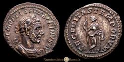 Ancient Coins - Macrinus. Denarius. 217 AD. Rome. (Spink-7365). (RIC-91). AR. 3.00 g. Scarce. XF.