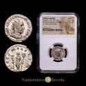 Ancient Coins - Valerian I. Antoninianus. 253-254 AD Rome. (RIC-89). (RSC-65). (3.18 g). Silver. Encapsulated by NGC as AU Strike 5/5 Surface 4/5.
