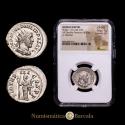 Ancient Coins - Silver antoninianus of Philip I. Rome, 244-249 AD. RIC 4. (4.89 g, 23 mm, 7 h.). Encapsulated by NGC as Ch AU Strike: 5/5 Surface: 5/5.
