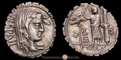 Ancient Coins - Roman Republican A. Postumius A.f. Sp.n. Albinus. 81 BC. AR (19 mm, 3.84 g). Crawford 372/2; Sydenham 746; Postumia 8. Beautiful old cabinet patina. From the Doct... Collection.