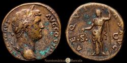 Ancient Coins - HADRIAN (117-138). Sestertius. Rome (137-138). AE 29.05 g. RIC-2370. VF+.