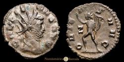 Ancient Coins - Gallienus. Antoninianus. (2.42 g.). Rome. 266-267 A.D. ORIENS AVG /Z. RIC 249. Choice VF.