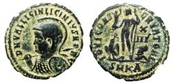 Ancient Coins - LICINIUS II. Caesar, 317-324 AD. Æ Follis