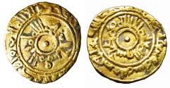 Ancient Coins - ISLAMIC .FATIMID: al-'Aziz Nizar, gold 1/4 dinar .GOLD
