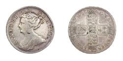 Ancient Coins - Anne 1702-1714AD Silver Halfcrown 1708AD