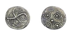 Ancient Coins - Anglo Saxon Secondary Phase Silver Sceatta 710-760AD Series H 'Hamwic' Type 39, Southampton mint.