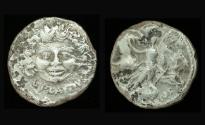 Ancient Coins - Roman Republic, L. Plautius Plancus, Denarius, Gorgon & Aurora, Contemporary Imitation, Rare!