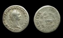 Ancient Coins - Domitian, Denarius, First Among the Young Men reverse