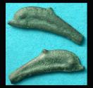 Ancient Coins - Thrace, Olbia, Cast Dolphin Money, c. 550-500 BC, Iconic!