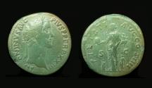 Ancient Coins - Antoninus Pius, Sestertius, Pietas Reverse, Astonishing!