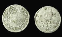 Ancient Coins - Hungary, Leopold I (the Hog-mouth), Poltura, 1699, Scarce!