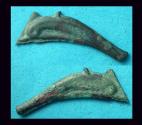 Ancient Coins - Thrace, Olbia, Cast Dolphin Money, c. 550-500 BC, Iconic!