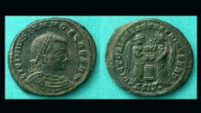 Ancient Coins - Licinius II, Siscia, Two Victories reverse, Scarce Legends!