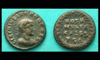 Ancient Coins - Licinius II, Thessalonica, Ten Year Votive Issue, Rare