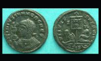 Ancient Coins - Licinius II, Siscia, Victory on Globe Portrait