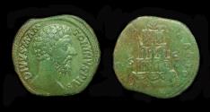 Ancient Coins - Divvs Antoninus Pius, Sestertius, Funeral Pyre Reverse, Outstanding!