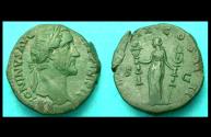 Ancient Coins - Antoninus Pius, Sestertius, Fides Exercitus Reverse!