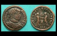 Ancient Coins - Licinius II, Siscia, Two Victories reverse, Excellent!