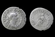 Ancient Coins - Trajan, Denarius, Abundance reverse