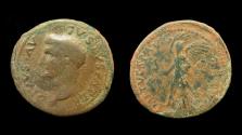 Ancient Coins - Titus, Dupondius, Augustus Restitution Issue, Scarce!