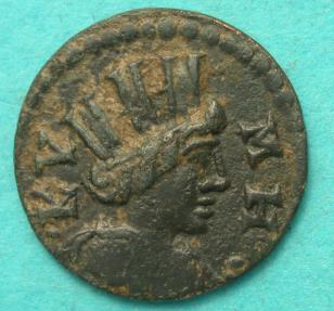 Ancient Coins - Roman Provincial, Aeolis, Kyme, Amazon with Isis reverse, Scarce!