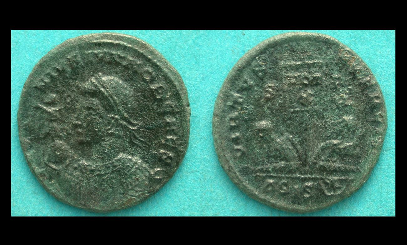 Licinius II, Siscia, Victory on Globe Portrait | Roman Imperial Coins