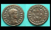 Ancient Coins - Licinius II, Siscia, Scarce Three-lined Votive Issue!